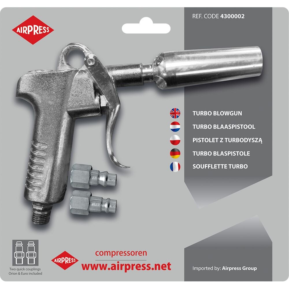 Airpress Profi Turbo-Ausblaspistole 4300002
