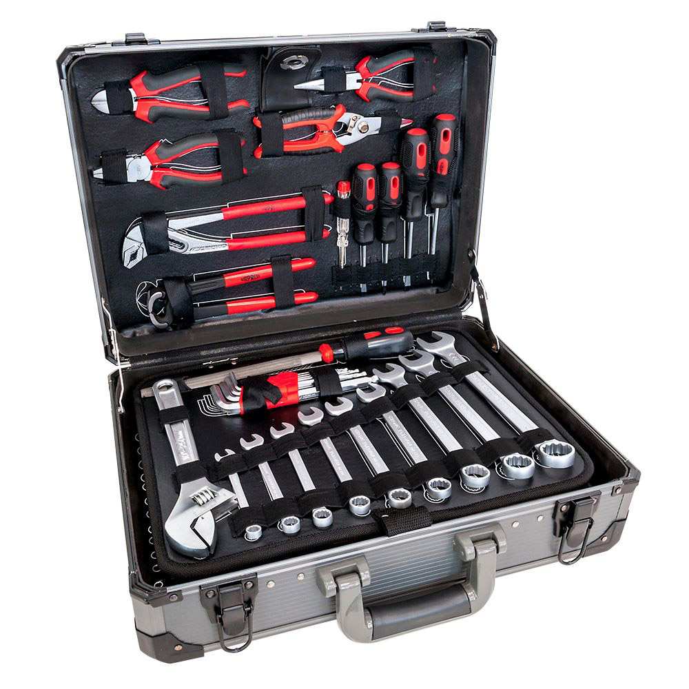 Airpress Profi Werkzeugkoffer 127-tlg. 75255
