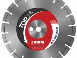 DIAM Diamant-Trennscheibe TOPLINE BS80-125/22 für Beton bei großen Flächen