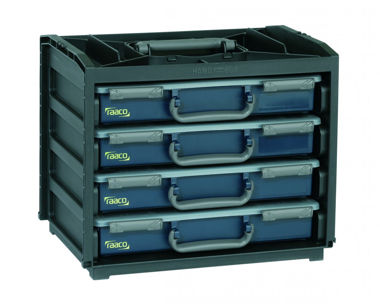 HANDYBOX 55x4 SCHW./BL./G310x376x265