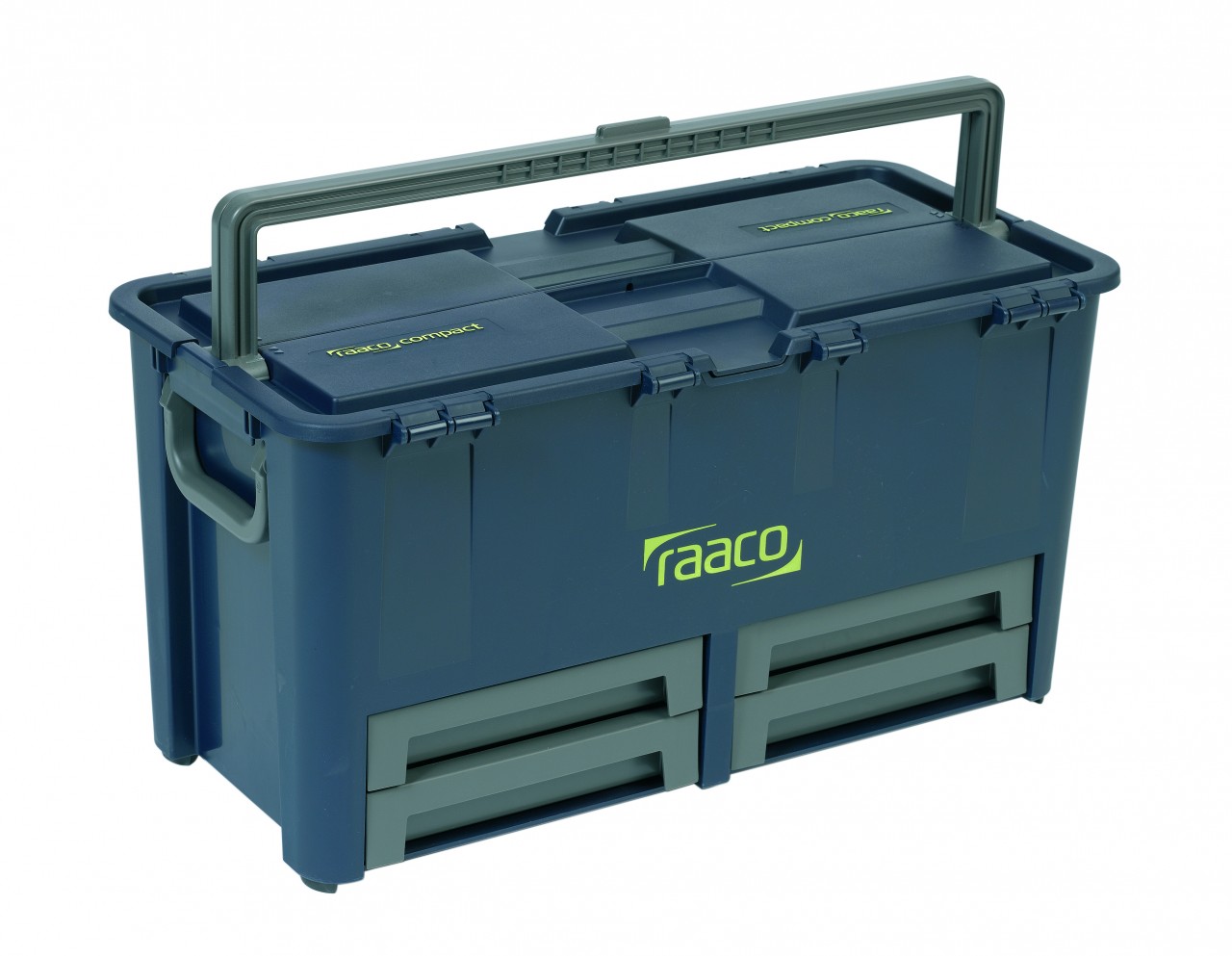 Raaco Werkzeugkoffer COMPACT 62 BLAU/GRAU322x621x311