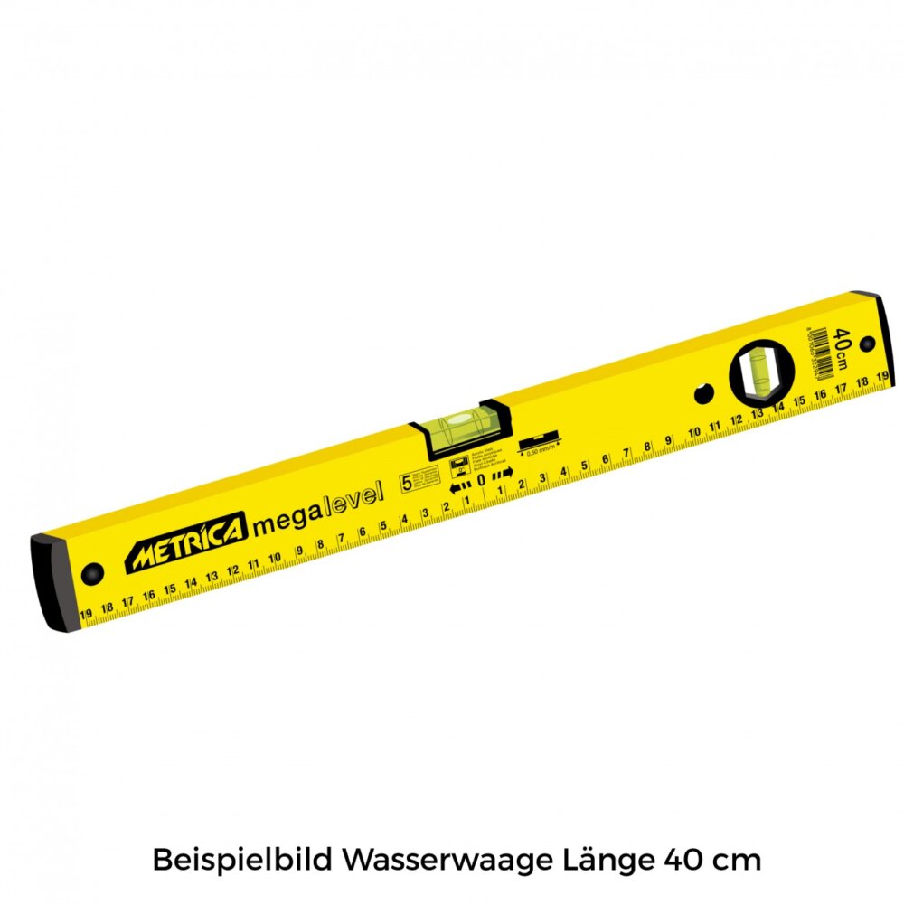 Metrica WASSERWAAGE MEGA 1000 MM 2 LIBELLEN