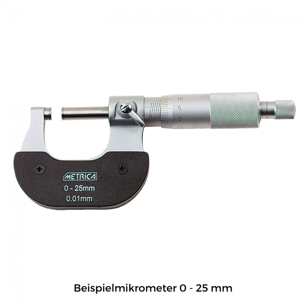 Metrica AUSSEN-MIKROMETER 0-25MMIN ETUI