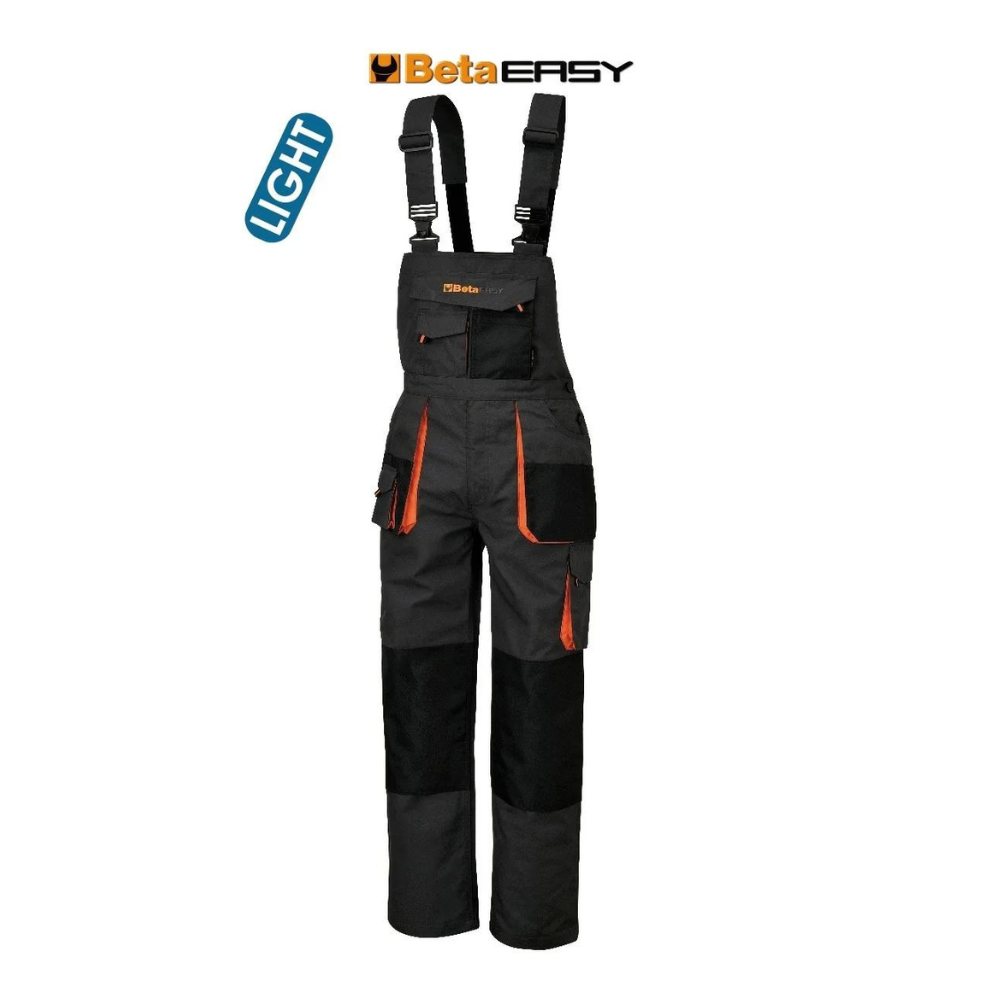 BETA LATZHOSE LEICHTE AUSFÜHRUNGGRAU/ORANGE XL