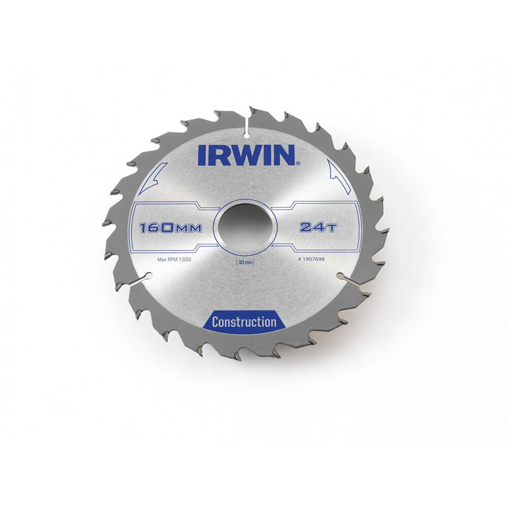 IRWIN CONSTRUCTION HM-Kreissägeblatt 160x30 24T
