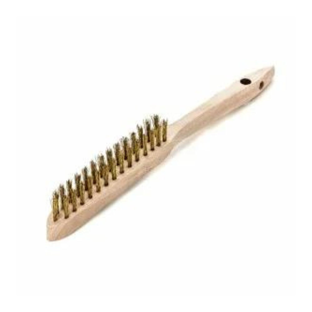 LESSMANN Drahtbürste Messing 2-reihig 107.621