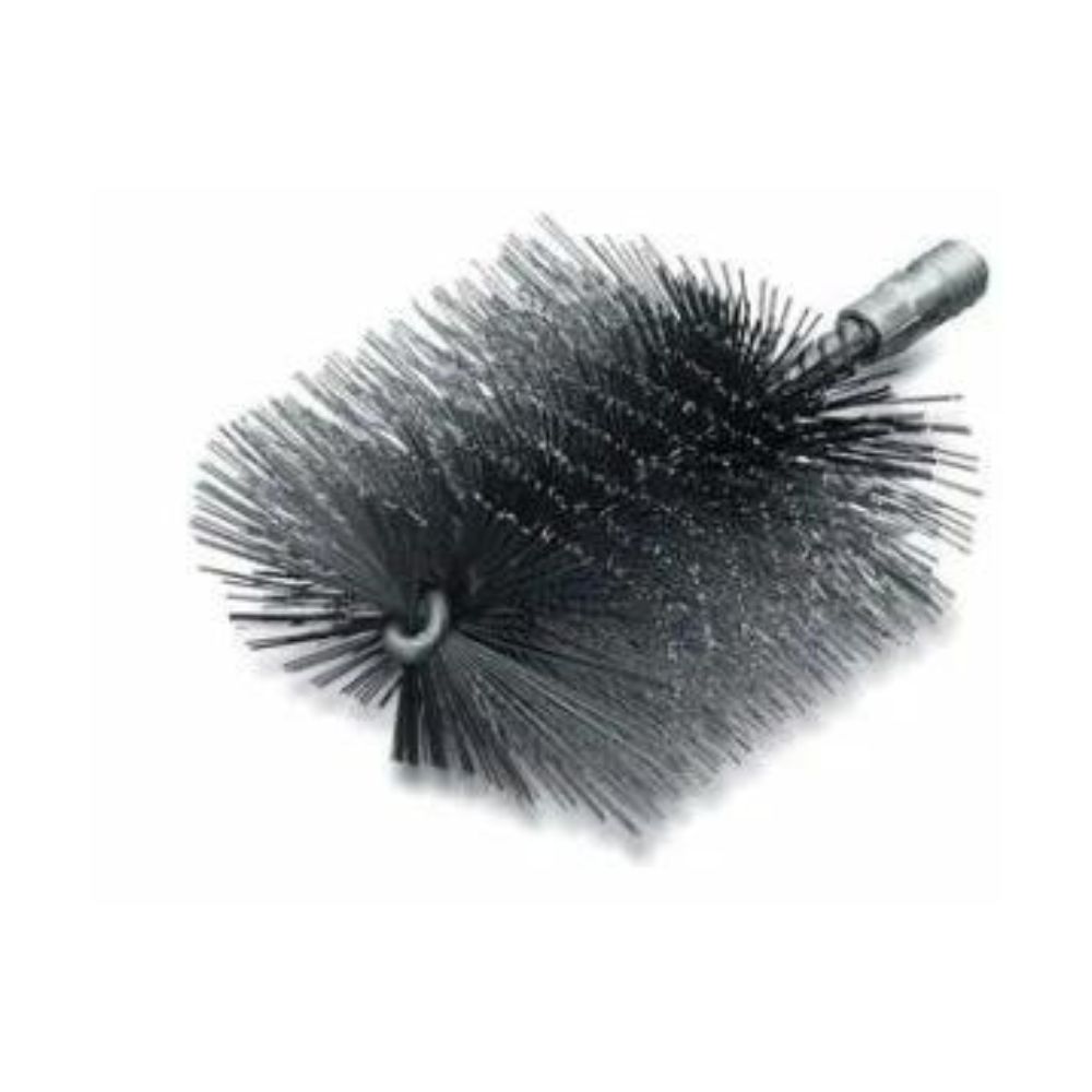 LESSMANN Heizkesselbürste IBG 160 x 100 mm, Drm 40 x 80 mm, Stahldraht STA glatt 0,35 mm, Gew. W 1/2" 532.202