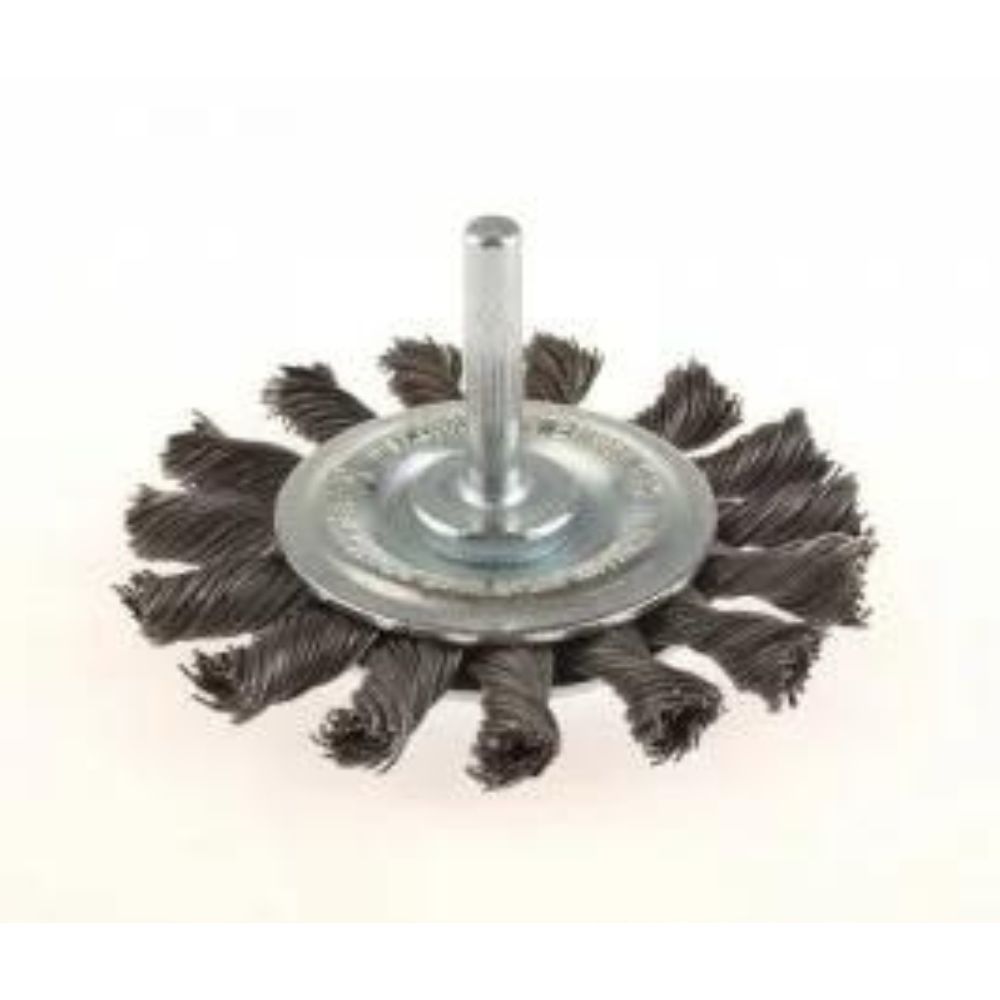 LESSMANN Zopf-Rundbürste mit Schaft 6mm DRM 75mm Breite 12mm 417.198.11