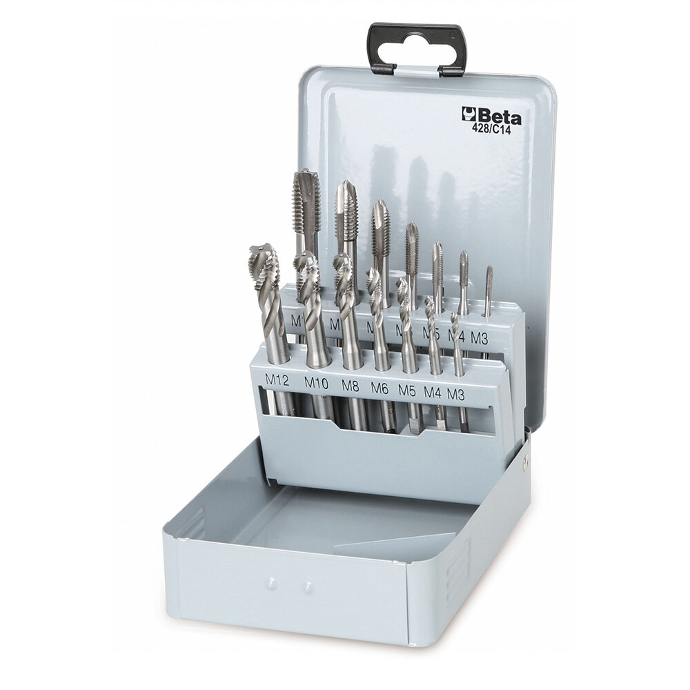 Beta Maschinengewinde-Bohrersatz 14-teilig HSS-CO