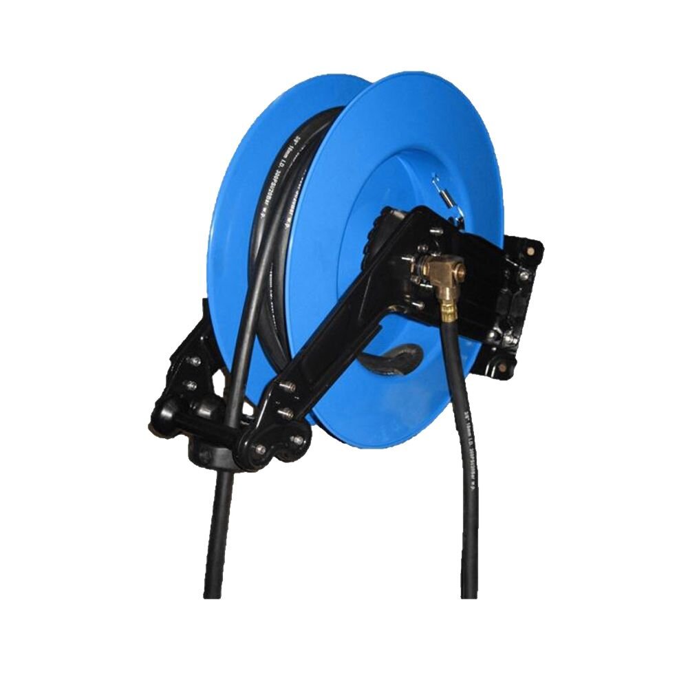 Airpress Automatischer Schlauchaufroller 20 m offene Bauform mit Kupplung und Nippel 46620