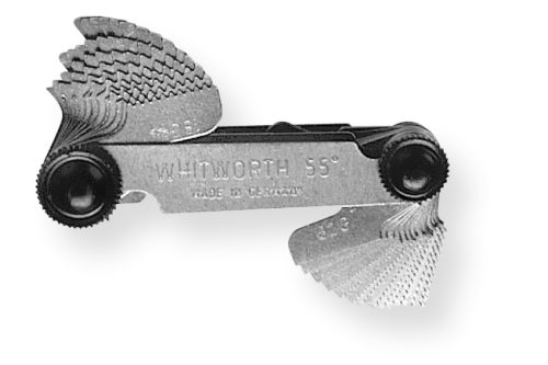 SCALA Gewindeschablone 52Blatt, 0,25-6,0mm St. 4-62, WW-metr. DIN 13/14