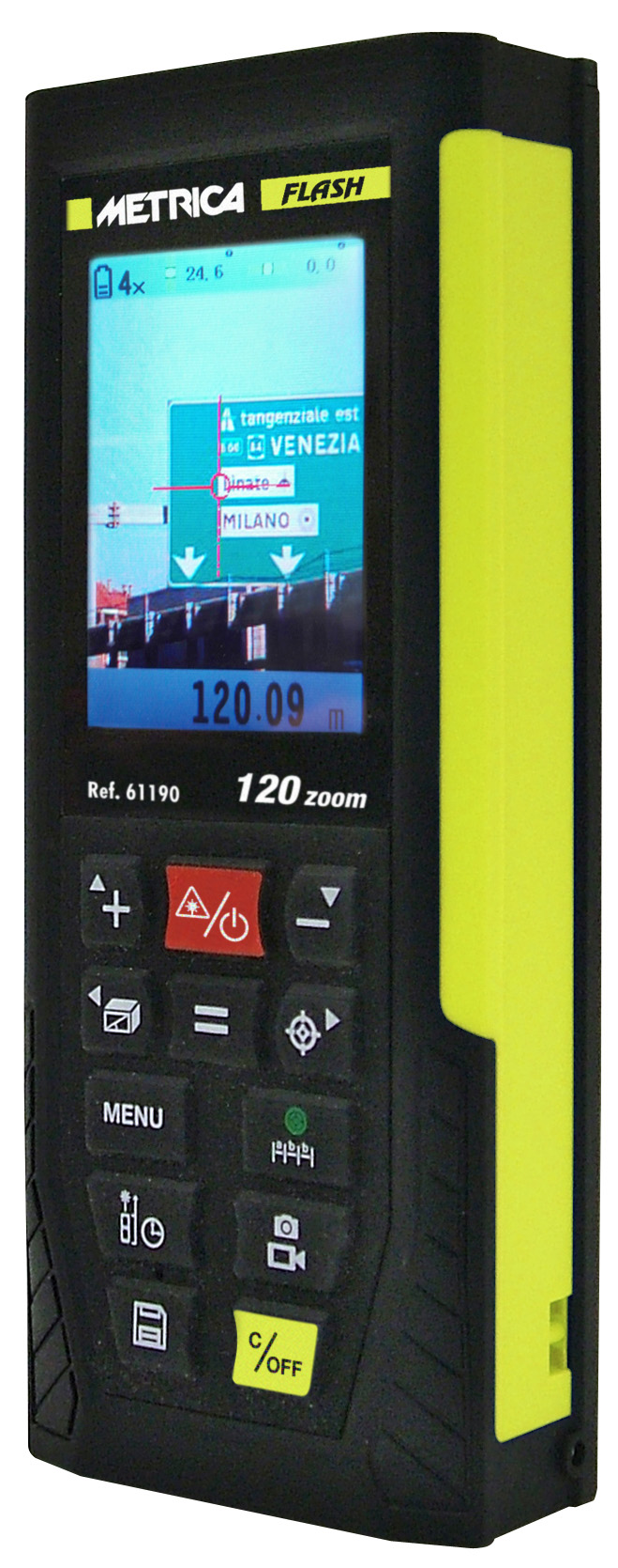 METRICA Laser-Entfernungsmesser Flash 120 Zoom