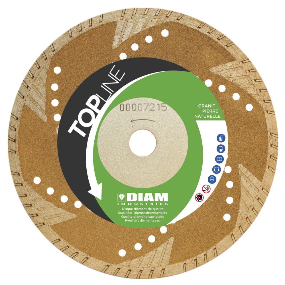 DIAM Diamant-Trennscheibe TOPLINE TS80-230/22 Perfekt zum Schneiden von Ziegeln