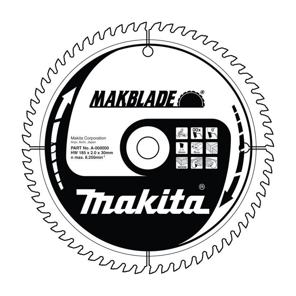 MAKITA HM-Sägeblatt 190x20 60 Zähne B-08757