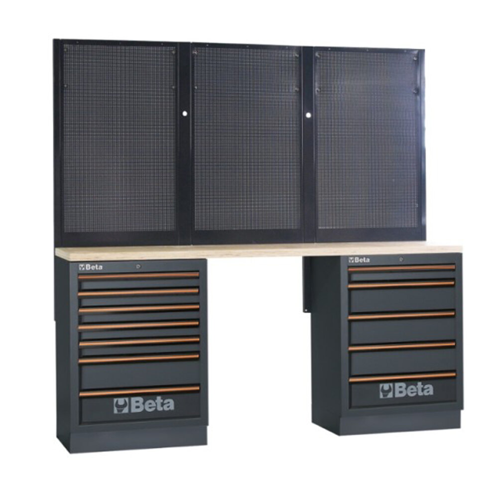 KOMBI-WERKSTTEINRICHTUNG "ohne Werkzeug" C45PRO/BPW-2,0