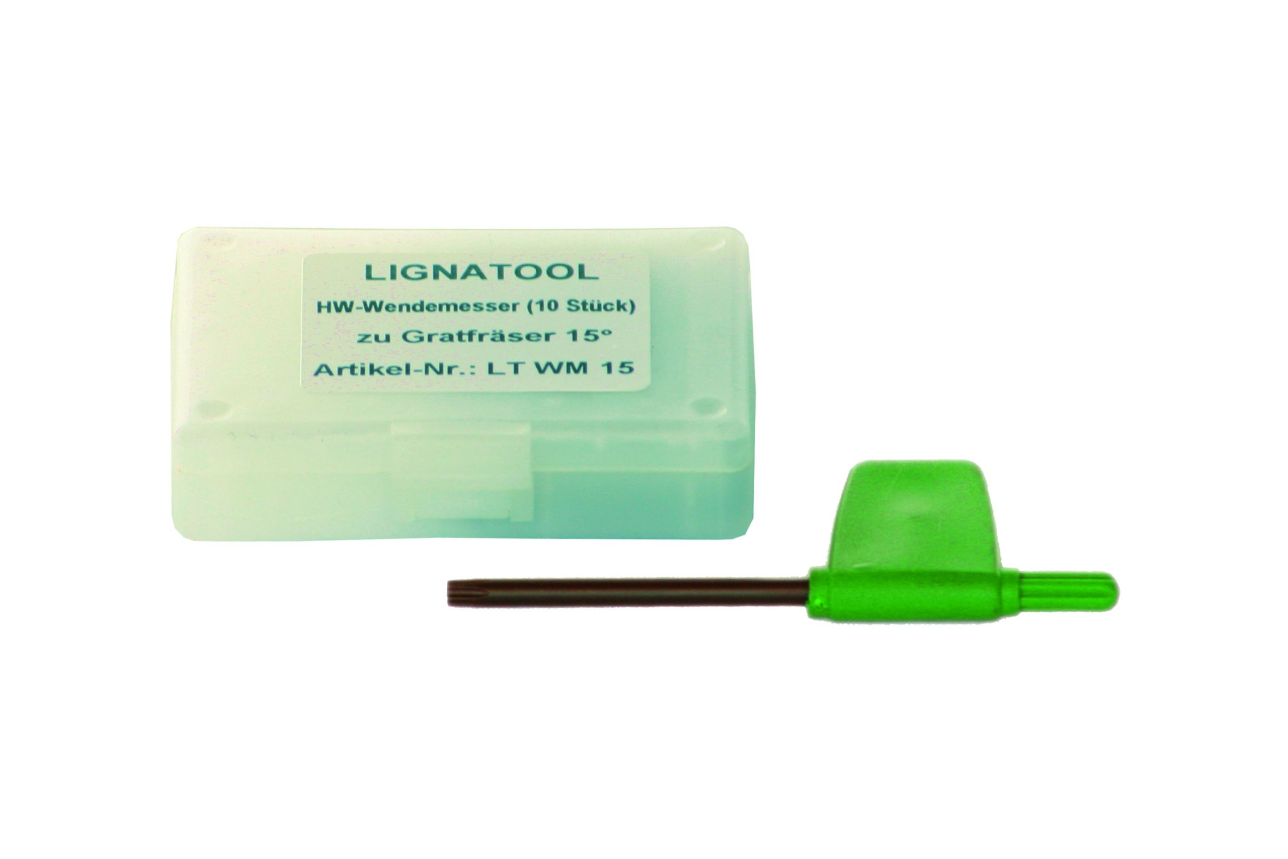 Lignatool Wendemesser 15° (10Stk/Pkt)