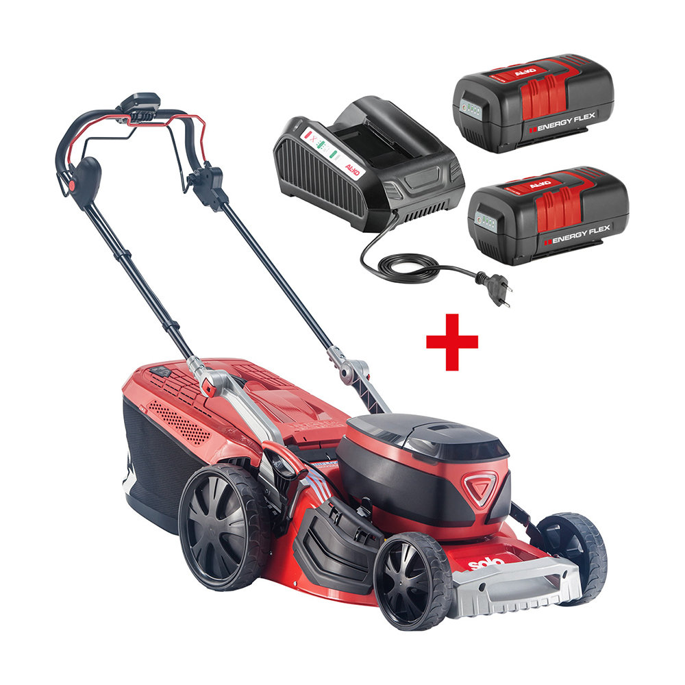 Solo Akku-Rasenmäher 4772 Li VS-W Set inkl 2x Akku und Lader