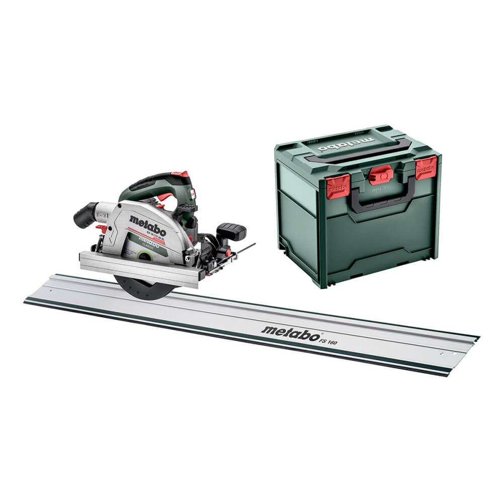 Metabo Akku-Handkreissäge KS 18 LTX 66 BL solo in metaBox inkl FS 160