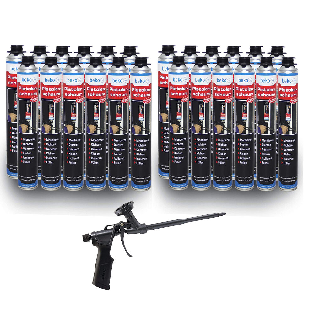 Beko B3 Pistolenschaum-Set 24 Dosen inkl Pistole