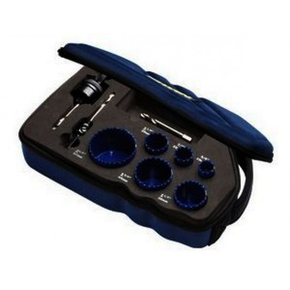 IRWIN Bi-Metall Lochsägensets Lochsägenset 600P: 19, 22, 29, 38, 44, 57mm, Halter 10504535