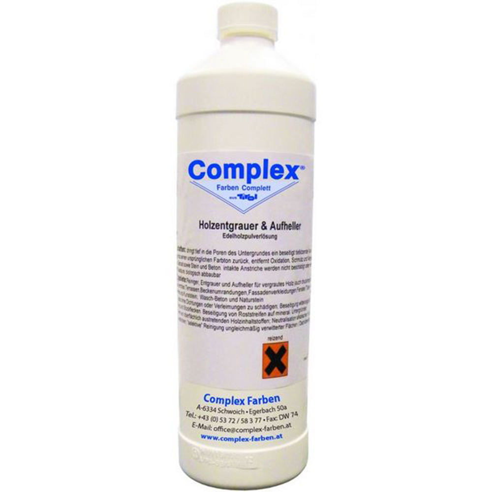 COMPLEX HOLZENTGRAUER - 1 Liter Flasche - Farblos