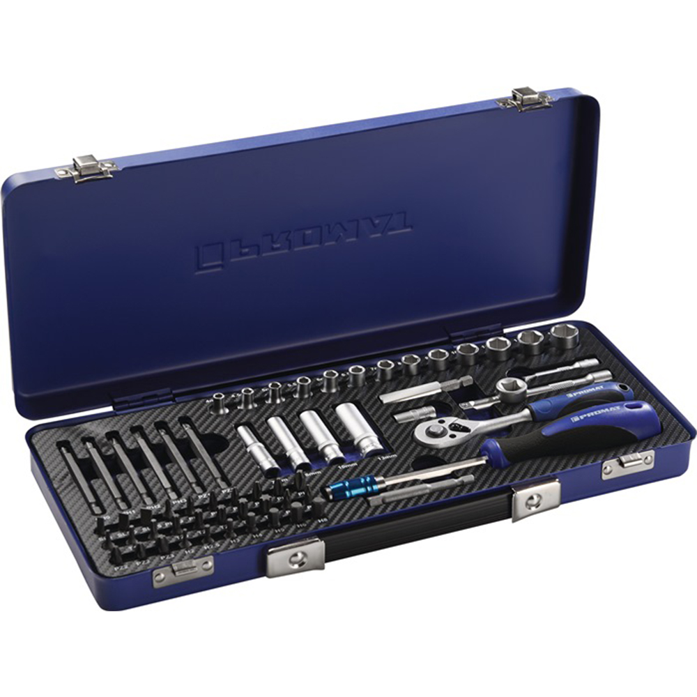 Promat Steckschlüsselsatz 61-tlg.1/4 Zoll SW 4-13mm