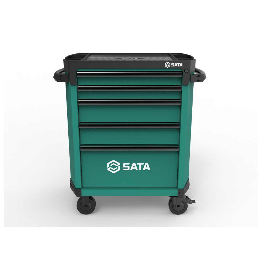 SATA Werkstattwagen Pro 5 Schubladen, Grün